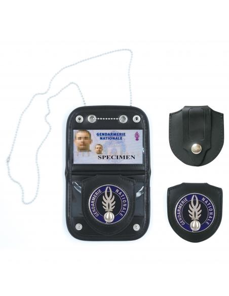 Porte Carte Et Medaille Gendarmerie Rf