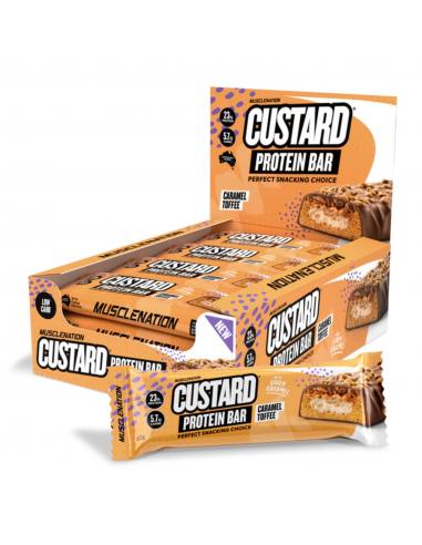 BARRE PROTEINEE CUSTARD CARAMEL TOFFE MUSCLENATION