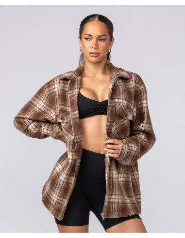 VESTE SURDIMENSIONNEE PLAID MUSCLENATION