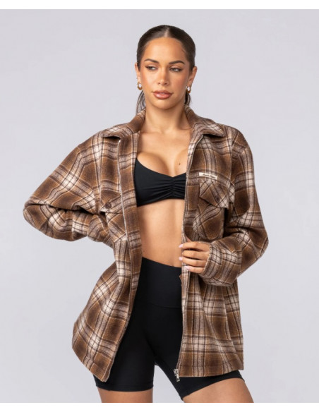 VESTE SURDIMENSIONNEE PLAID MUSCLENATION