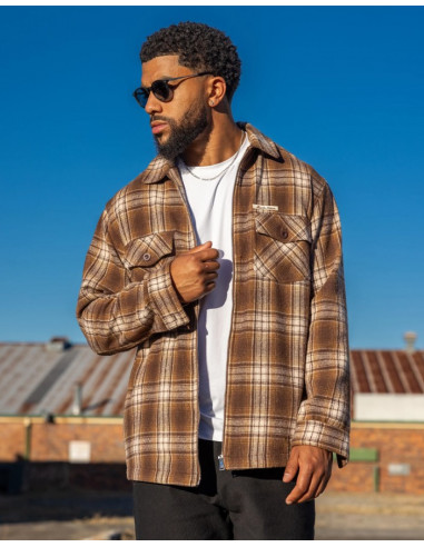 VESTE SURDIMENSIONNEE PLAID MUSCLENATION