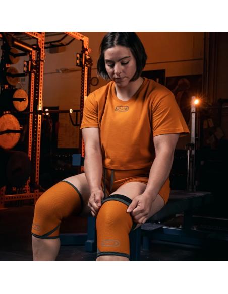 GENOUILLERES DE POWERLIFTING FORGE ORANGE SBD