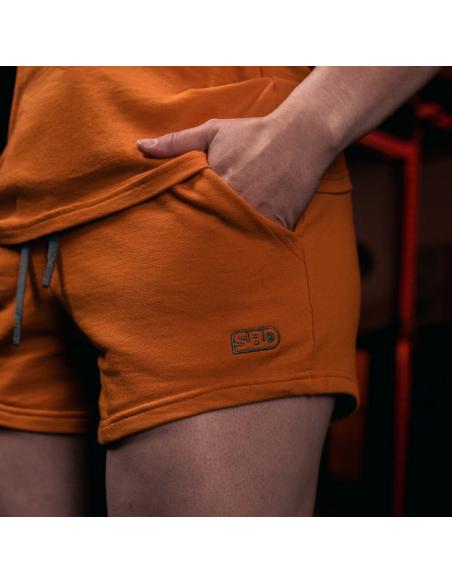 SHORT FORGE FEMME ORANGE GRIS SBD