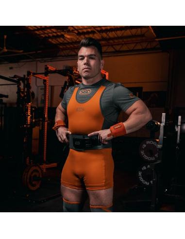 SINGLET POWERLIFTING FORGE ORANGE HOMME SBD