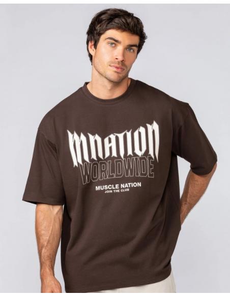 T-SHIRT OVERSIZED METAL MUSCLE NATION