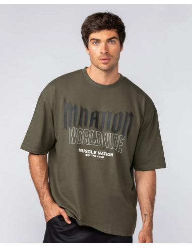 T-SHIRT OVERSIZED METAL MUSCLE NATION
