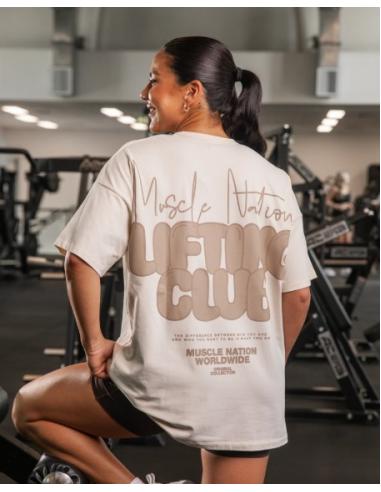 T-SHIRT OVERSIZED LIFTING CLUB MUSCLE NATION