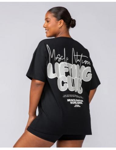 T-SHIRT OVERSIZED LIFTING CLUB MUSCLE NATION