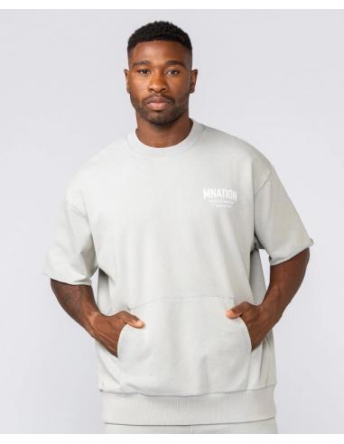 T-SHIRT OVERSIZED HERITAGE LOOPBACK MUSCLE NATION