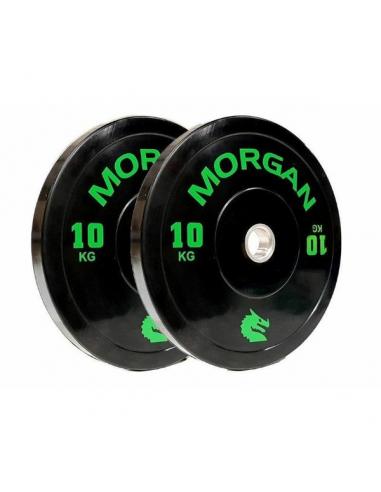 PLATES MORGAN OLYMPIC BUMPER 10KG (PAIR)