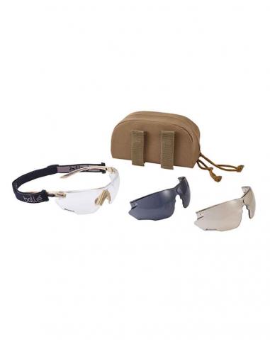 LUNETTES DE COMBAT AVEC VERRES INTERCHANGEABLES