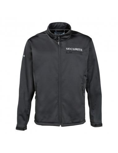 BLOUSON  SECURITE SOFTSHELL NOIR