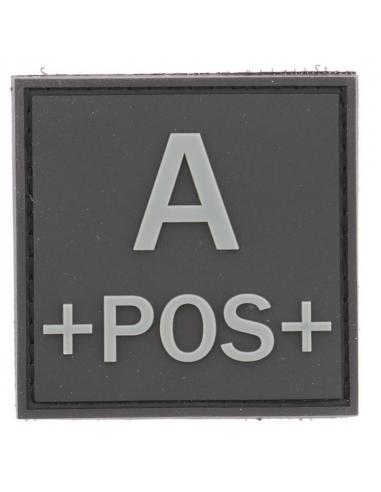 ECUSSON PVC GROUPE SANGUIN "A+POS+" GRIS SUR NOIR