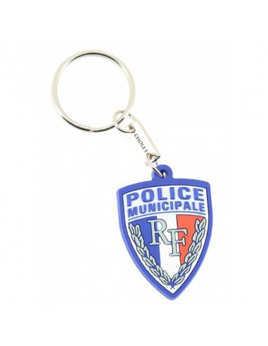 PORTE CLEFS PVC POLICE MUNICIPALE