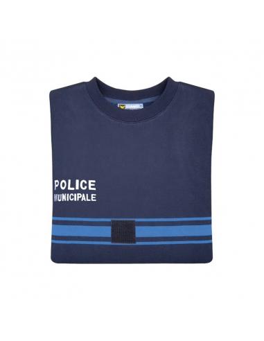 SWEAT BLEU POLICE MUNICIPALE