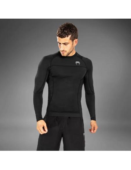 RASHGUARDS AIR A MANCHES LONGUES NOIR VENUM