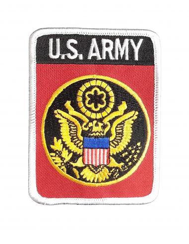 INSIGNE TISSU US ARMY ROUGE