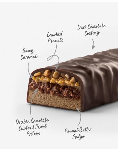 CUSTARD PROTEIN BAR CHOCOLAT BEURRE DE CACAHUETE