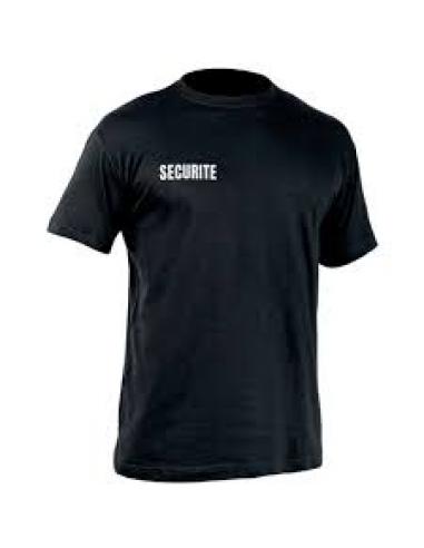 TEE SHIRT NOIR SECU-ONE SECURITE