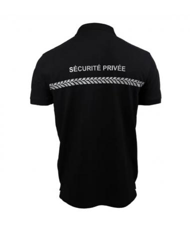 POLO MANCHES COURTES SECURITE PRIVEE NOIR GK