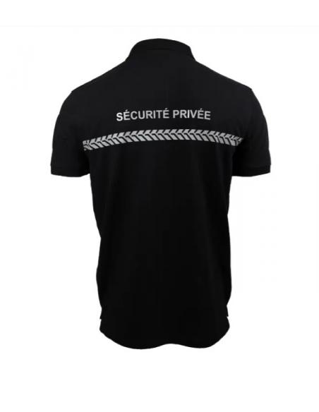 POLO MANCHES COURTES SECURITE PRIVEE NOIR GK