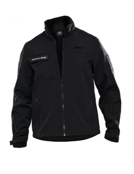SOFTSHELL SECURITE PRIVEE NOIR GK