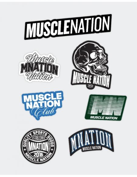 PACK D'AUTOCOLLANTS OFF DUTY MUSCLENATION