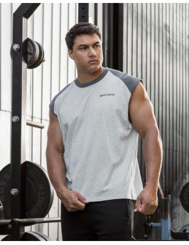 ESSENTIAL RAGLAN BOXY MUSCLE TANK