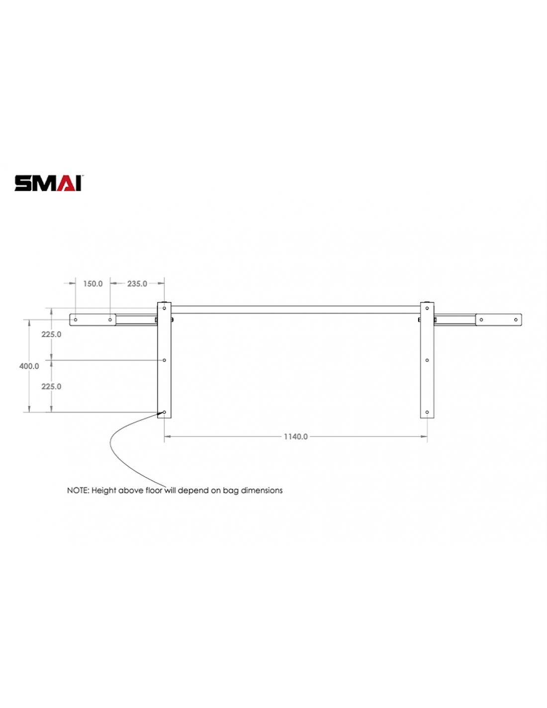 Support De Traction Et De Sac Mural Smai