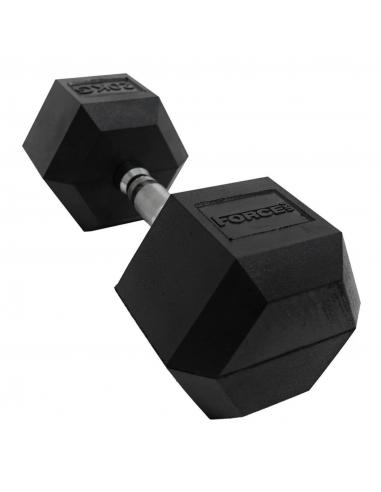 DUMBBELLS HEX 25KGS FORCE USA