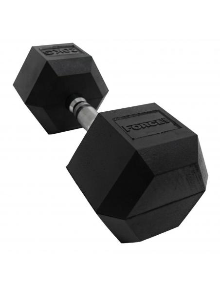 DUMBBELLS HEX 25KGS FORCE USA
