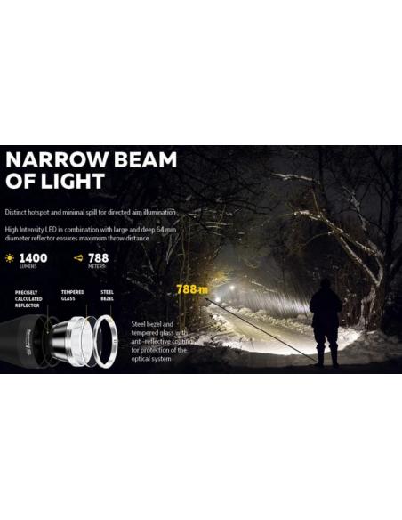 LAMPE BARRACUDA PRO XHP35 - 1850 LUMENS ARMYTEK